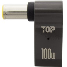 솔탑 USB C타입 DC변환 노트북 충전 젠더 100W 7.9 x 5.5 mm, 1개