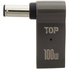 soltop USB C型 DC轉換 筆記型電腦 充電轉接頭 100W 6.5 x 3.7 mm, SOLTOP-1366