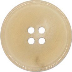 동대문단추왕 코트 정장 리얼 단추 소뿔 01 H10 25mm, BE, 1개