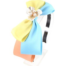 아랑로랑 여아용 함초롬 한복 리본 헤어밴드 머리띠 하드형