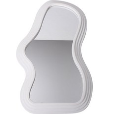 EVER HOUSE 室內設計不規則波浪壁鏡 A款, 白色