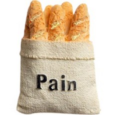 Derdejou冰箱磁鐵食物迷你模型磁鐵法國麵包, 黃色