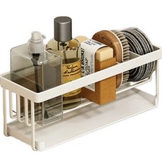 Gik板感性水槽瀝水洗碗刷架, 白色的, 1個