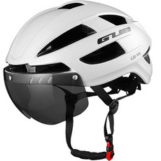 GUB CJD Aero自行車護目鏡安全帽 大型, 白色