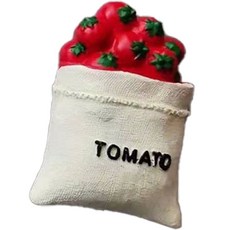 Derdeu冰箱磁鐵迷你食物磁鐵 番茄, 紅色