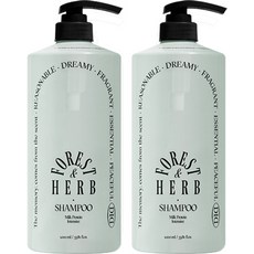 오디드 밀크프로틴 인텐시브 샴푸 포레스트허브, 1L, 2개