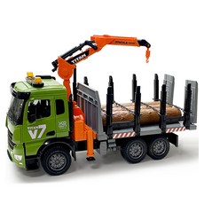 YOO&won 泰坦V7伐木卡車可動玩具, 混合顏色