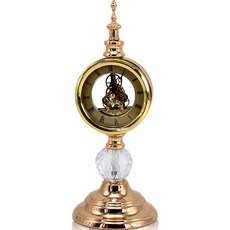 現代生活 水晶裝飾 時鐘 客廳 家居 傢俱 飾品, 金色