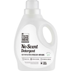 NATURE LOVE MERE 無香嬰兒洗衣精 瓶裝, 1個, 1.8L