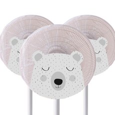 클레어라 캐릭터 선풍기 안전망 50cm, 귀여운곰, 3개