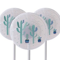 Clara卡通電風扇安全網 50cm, 仙人掌, 3個