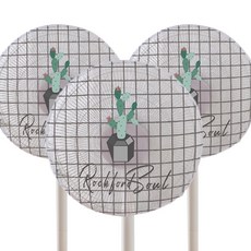 Clara 角色電風扇安全網 55cm, 3個, 格子仙人掌