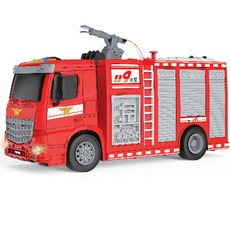 韓國 TOKIDS 噴水消防車玩具, 紅色