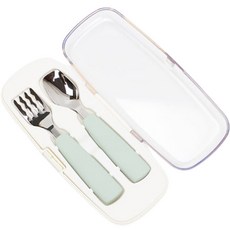 Organic Factory 孩童用叉匙組, 薄荷, 1組