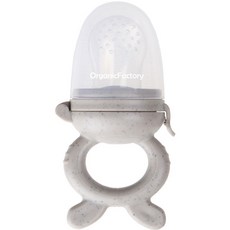 Organic Factory 蔬果咬合奶嘴, 果汁過濾器 灰色, 1個