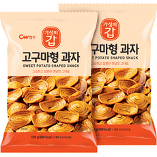 청우 고구마형 과자, 2개, 120g