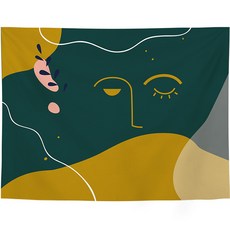 Baia 感性織物海報, 綠色