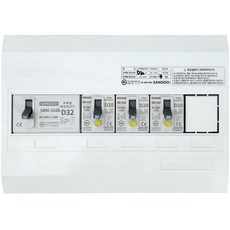 外露組裝式配電盤 30AF 3 電路，用於頂部塗層外殼, 1個