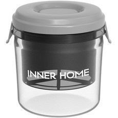 INNER HOME 乳清分離器, 灰色, 1個