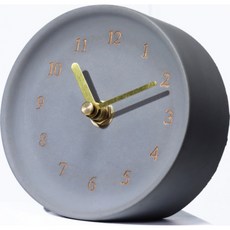 Slowing 水泥桌鐘 110 x 40 mm, 灰色