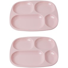 Awakensense 早晨餐盤 2入組, 蜜桃粉