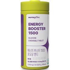 NUTRA LIFE 紐樂 EnergyBooster1500能量補充葡萄糖, 51g, 1罐