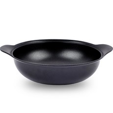 ECOSTAR Black Wood寬口雙耳不沾塗層鍋, 1個, 28cm