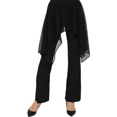 dancedome 方形喇叭褲 LDP17800, 黑色