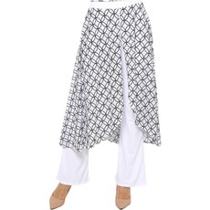 dancedome 花瓣長褲裙 LDP17900, 白色