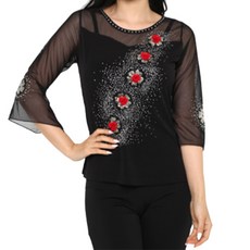 舞蹈批發8首歌曲T卹LDT26000, 黑色