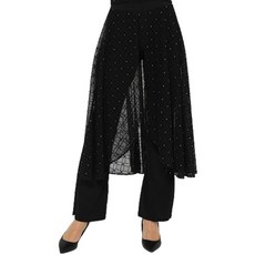 dancedome 花瓣長褲裙 LDP17900, 黑色