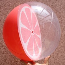 五月的我們3D沙灘排球 葡萄柚, 30厘米, 單色