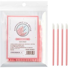 minimaxi 蜜桃唇部彩妝修正棉花棒, 50入, 1個