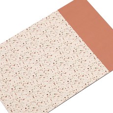Jakku 1秒浴室矽藻土地墊, 磚色水磨石, 1個