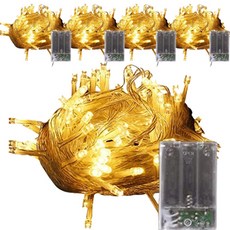 Modern Living LED燈串電池暖白色 6m 40燈, 5個