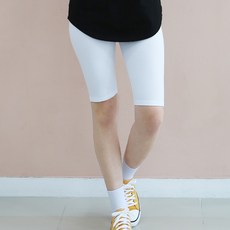 DIAMIGNON 女款Enjoy棉質彈性五分內搭褲