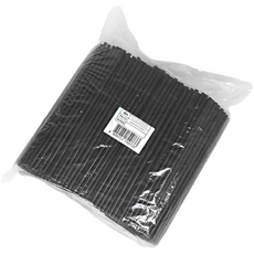 대성산업 자바라 검정 스트로우 7 x 250 mm 벌크포장, 500개입, 1개