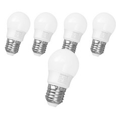 DAYTIME LED 球泡燈 E26 5W, 自然白, 5個