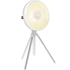 SKY Vera Wind WD42多功能三腳架支架角度調節LED風扇, 白色, 維拉-WD42