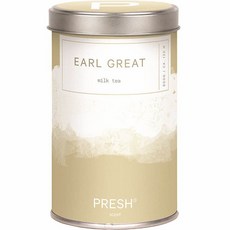 PRESH 大豆香氛蠟燭 L號, 600g, EARL GREAT 伯爵奶茶, 1罐