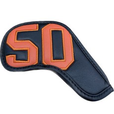 gosingle 高爾夫大數字挖起桿套 單個 50度, 黑色