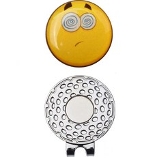 고싱글 골프 이모티콘 볼마커 자석클립형, 헤롱