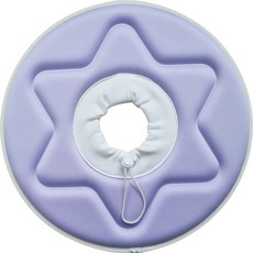 DEOPLLAE 寵物超輕量雙色頸圈, 紫色 + 黃色