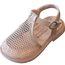 兒童網眼露趾健走涼鞋 CSW35NWS36