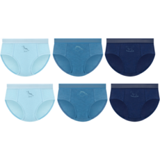 mrkids 兒童男童人造絲三角內褲6件組 MKBP_036set