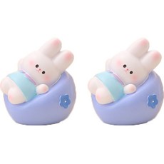 오늘의공감 인테리어 미니토끼 피규어 2p, 06