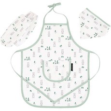 Coney Island 兒童純棉圍裙 + 防水包套組