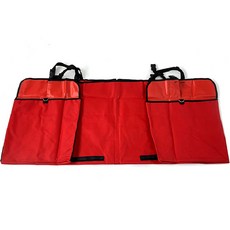 REDPUPPY 寵物標準後座汽車座椅, 紅色