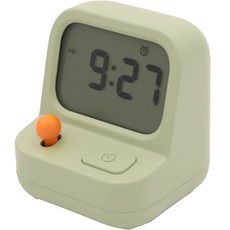 Slowing玩具桌鐘 66*63*74mm, 綠色