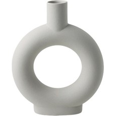 米多陶瓷藝術圓形花瓶, 單一顏色